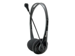 Equip Chat Headset Bedraad Hoofdband Oproepen/muziek Zwart