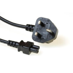 ACT Netsnoer UK connector - C5 zwart 1,8 m
