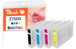 Peach PI200-724 inktcartridge 4 stuk(s) Compatibel Hoog (XL) rendement Zwart, Cyaan, Magenta, Geel