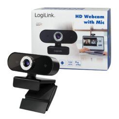 LogiLink UA0368 webcam 1280 x 720 Pixels USB 2.0 Zwart - Afbeelding 11