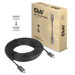 CLUB3D Ultra High Speed HDMI™ Certified AOC Cable 4K120Hz/8K60Hz Unidirectional M/M 20m/65.6ft - Afbeelding 2