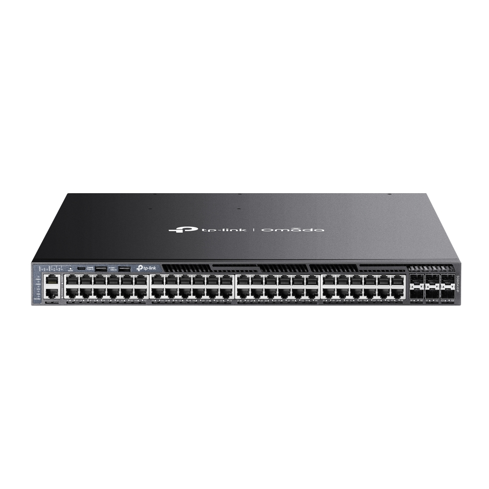 TP-Link Omada SG6654XHP netwerk-switch Managed L3 Gigabit Ethernet (10/100/1000) Power over Ethernet (PoE) 1U Zwart - Afbeelding 2