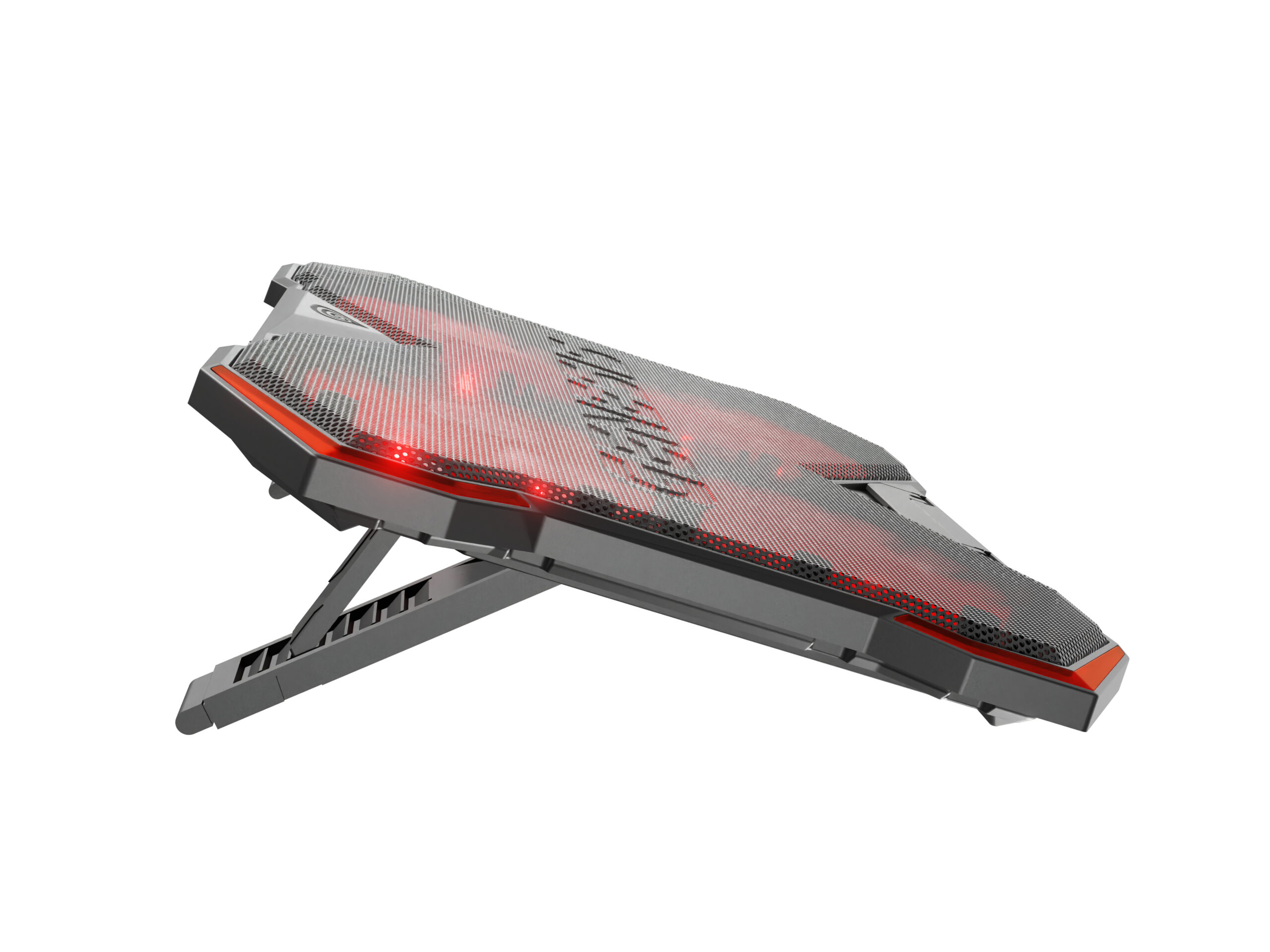GENESIS Oxid 260 laptop cooling pad 43,9 cm (17.3") 1010 RPM Zwart, Rood - Afbeelding 9