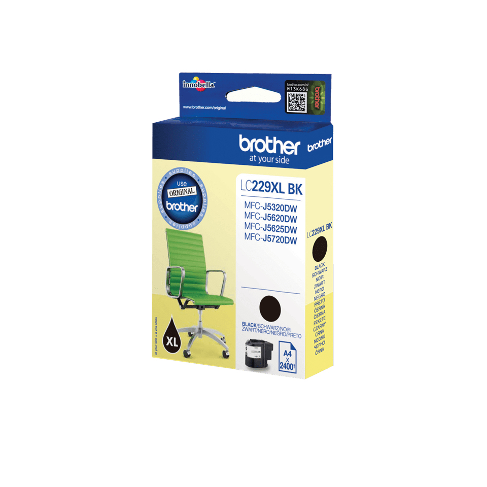 Brother LC229XLBK inktcartridge 1 stuk(s) Origineel Zwart - Afbeelding 2