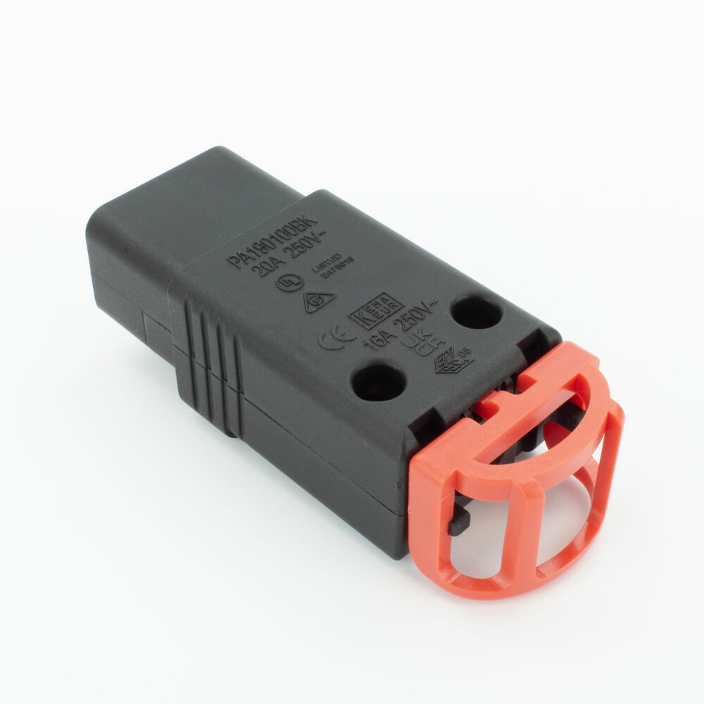 ACT C19 IEC Lock+ herbedraadbaar zwart, PA190100BK - Afbeelding 4