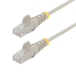 StarTech.com 15m Dunne CAT6 Ethernet Kabel, Grijs, Snagless, 100W PoE, UTP, LSZH, 28AWG Pure Koperdraad, Slim RJ45 Netwerk Patchkabel met Trekontlasting, Fluke Getest - Afbeelding 2
