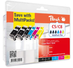 Peach 0F319175 inktcartridge 1 stuk(s) Zwart, Cyaan, Magenta, Foto zwart, Geel - Afbeelding 2