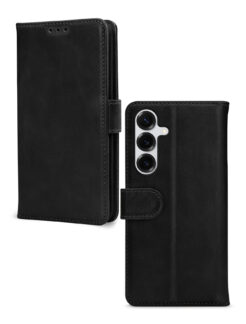 Mobilize Leather Wallet Samsung Galaxy S25+ 5G Black