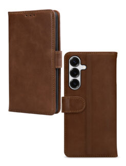 Mobilize Leather Wallet Samsung Galaxy S25+ 5G Brown