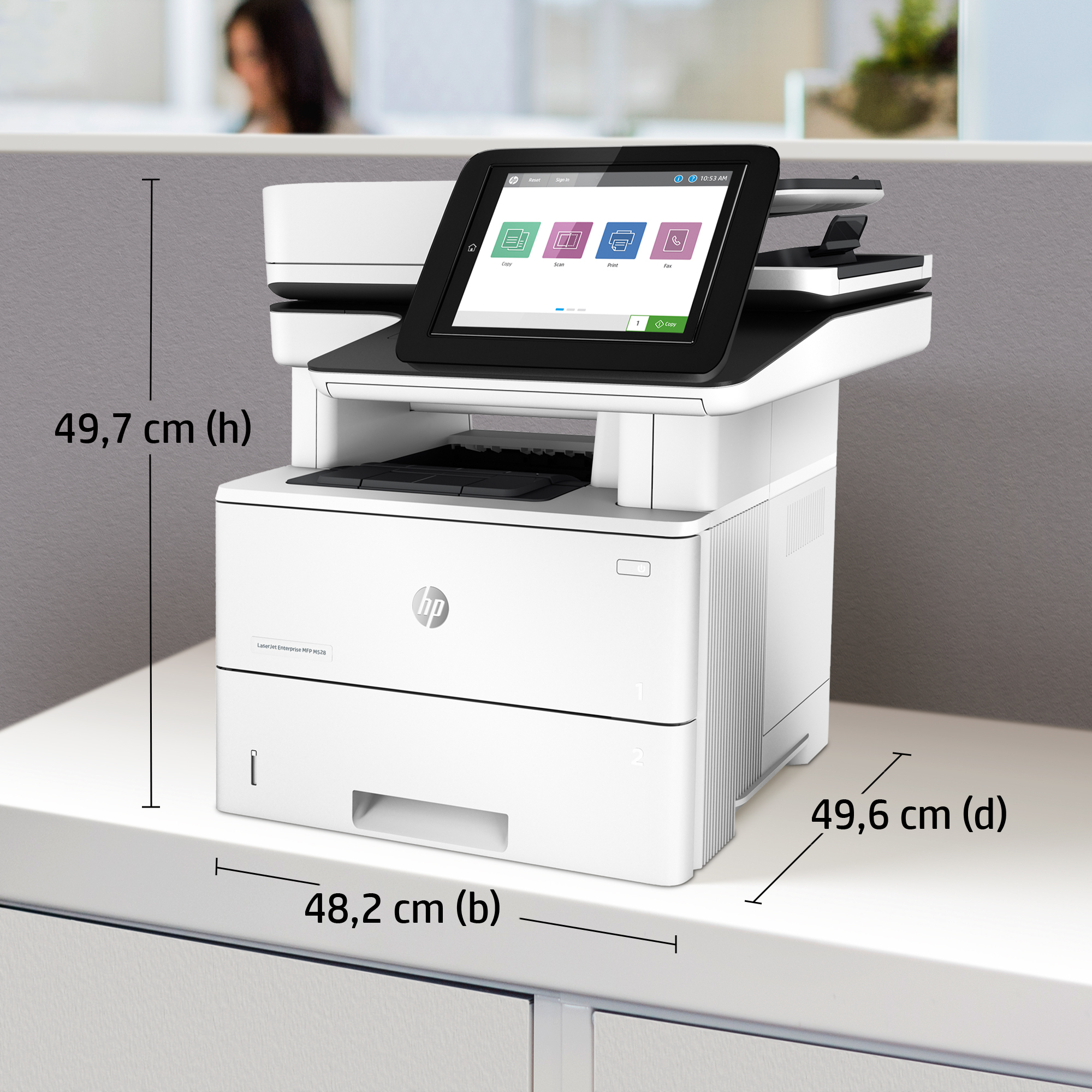 HP LaserJet Enterprise MFP M528dn - Afbeelding 10