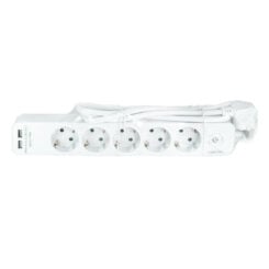 LogiLink LPS249U power uitbreiding 1,5 m 5 AC-uitgang(en) Binnen Wit - Afbeelding 5