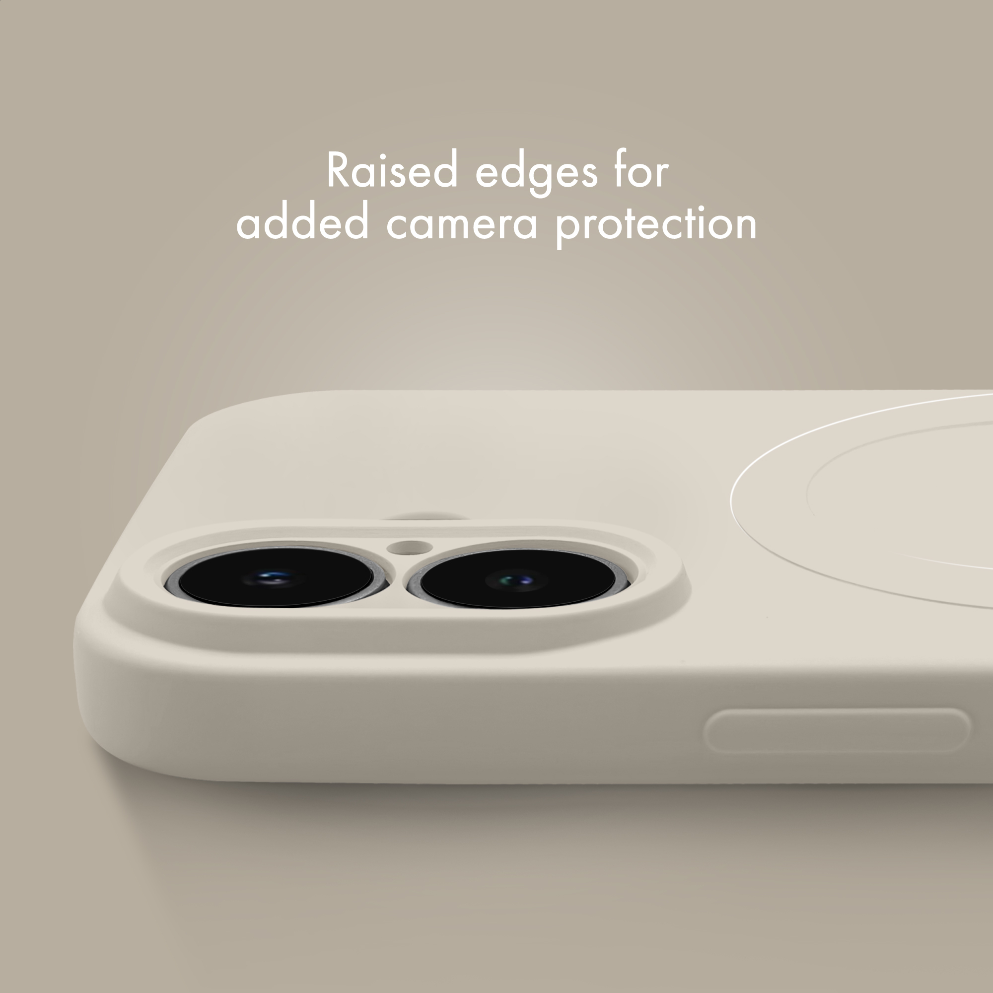 My Style Protective Flex Magsafe Compatible Case for Apple iPhone 7/8/SE (2020/2022) Antique White - Afbeelding 4