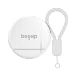 Beeep BeTag Find My Tracker White & Keychain White - 1 pack