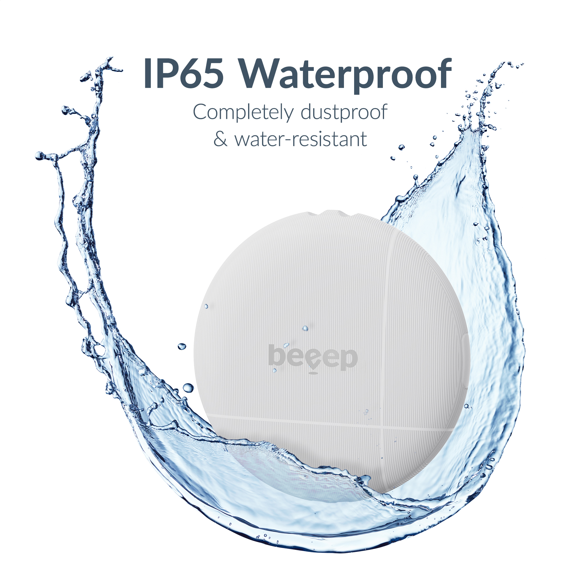 Beeep BeTag Find My Tracker White & Keychain White - 1 pack - Afbeelding 5