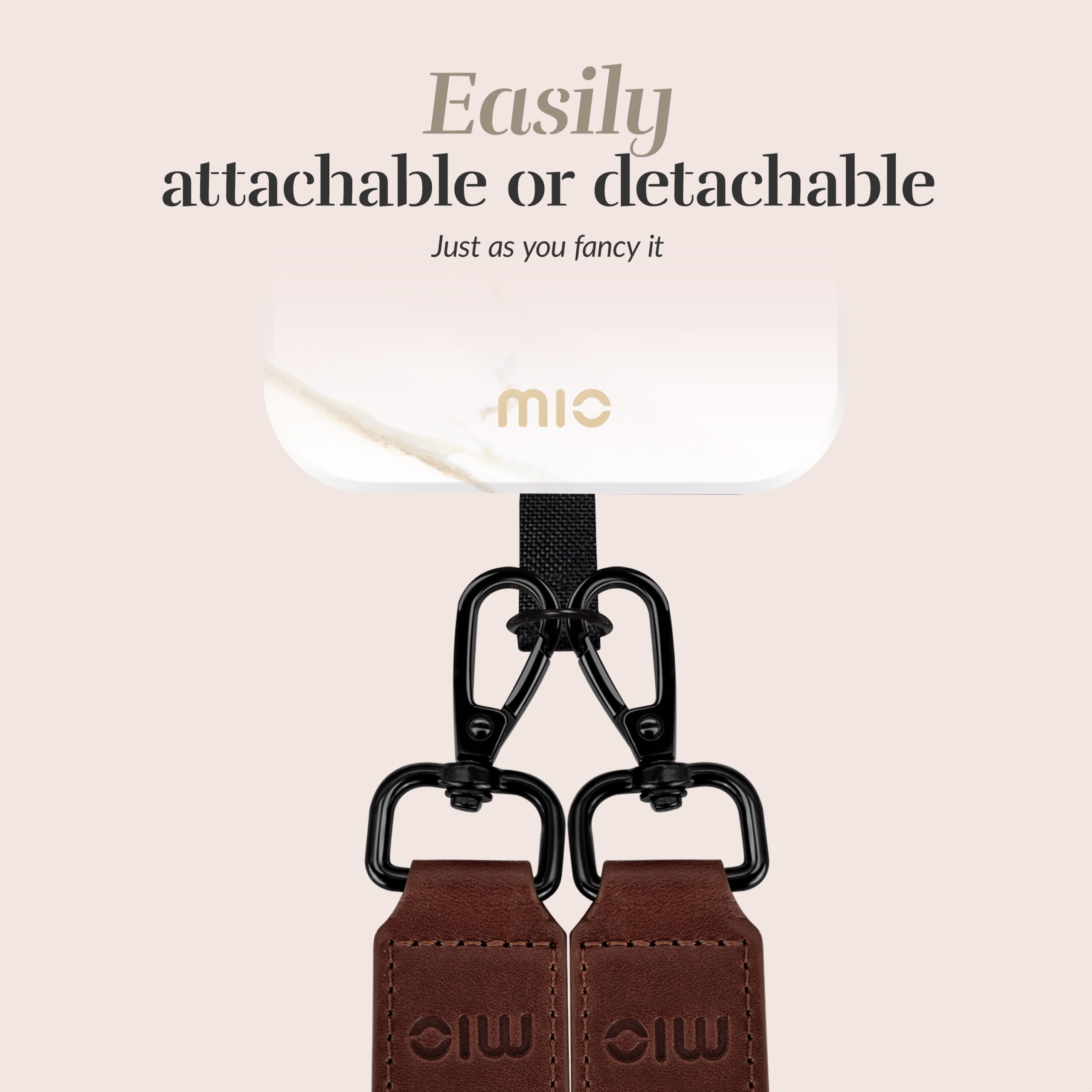 MIO Lanyard White Marble - Afbeelding 3