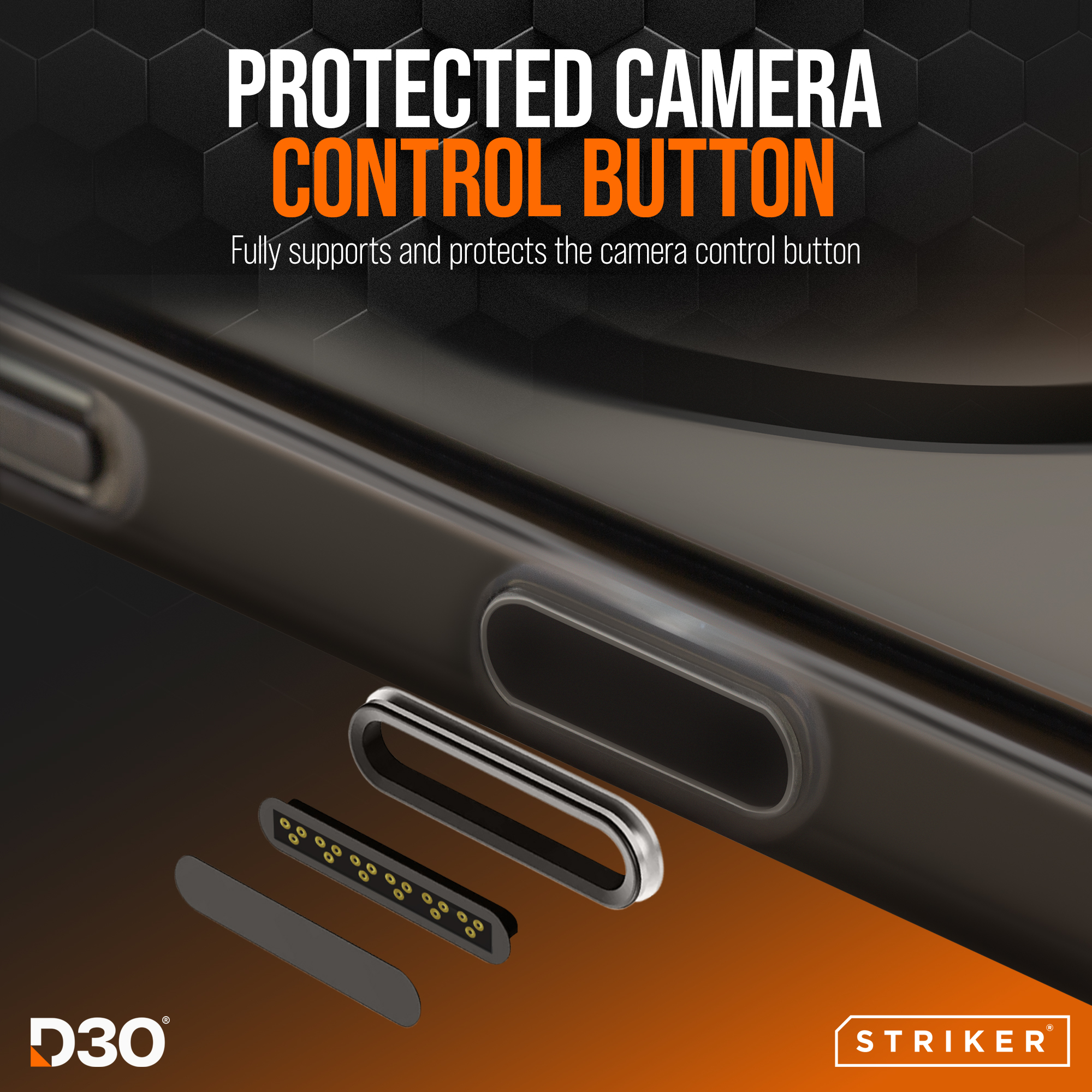 Striker X-Core - D3O Xtreme Impact Mag Case PRO - Black - Apple iPhone 16 - Afbeelding 5