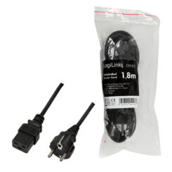 LogiLink CP152 electriciteitssnoer Zwart 1,8 m CEE7/7 IEC C19 - Afbeelding 6