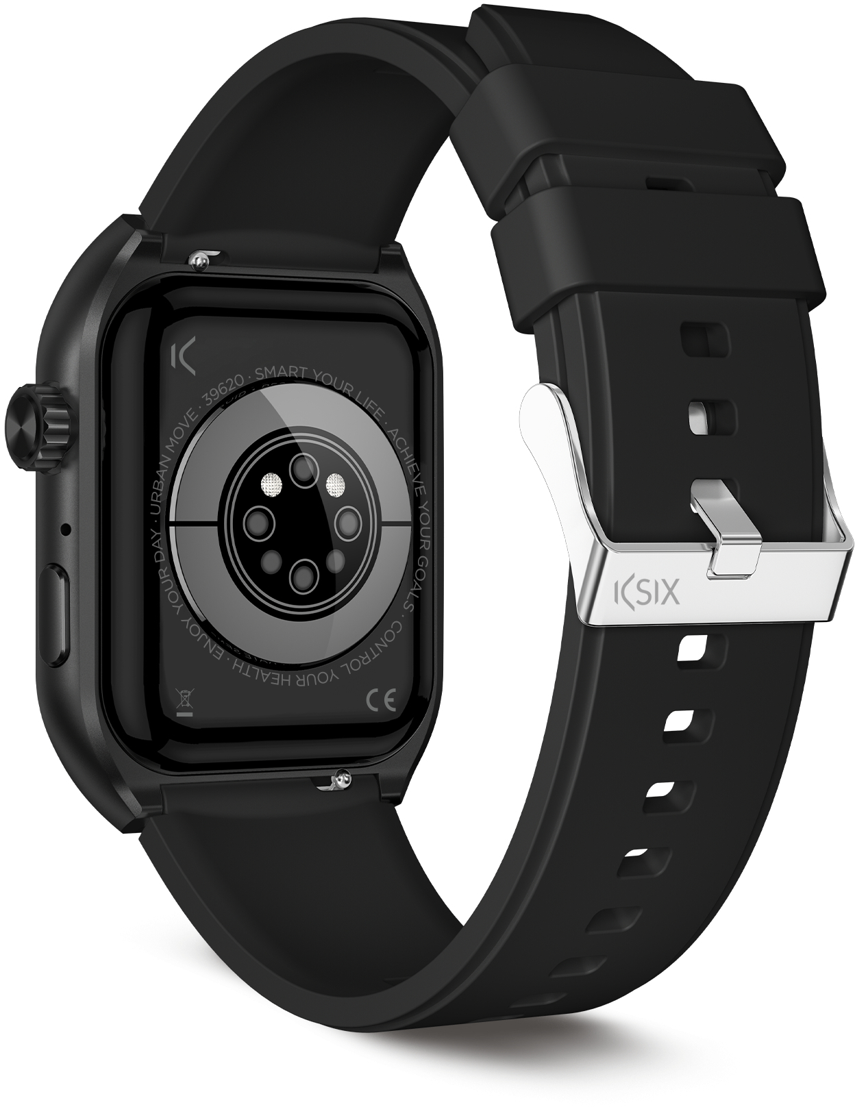 KSIX Urban Move Smartwatch Black - Afbeelding 3