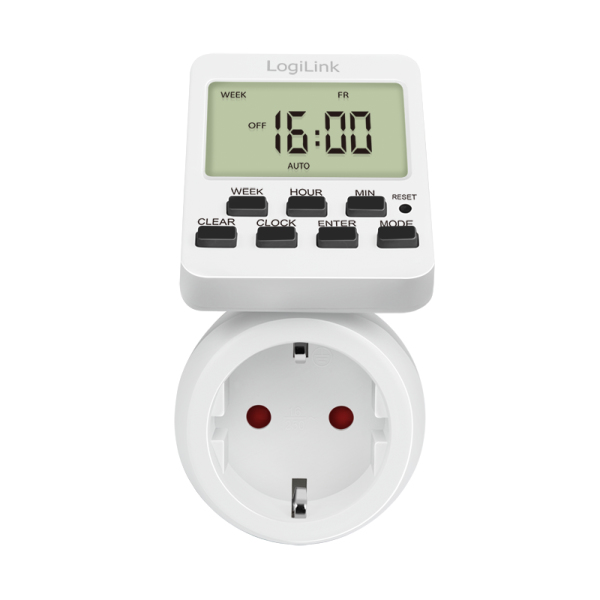 LogiLink ET0014 elektrische timer Wit Dagelijkse/Wekelijkse timer - Afbeelding 3