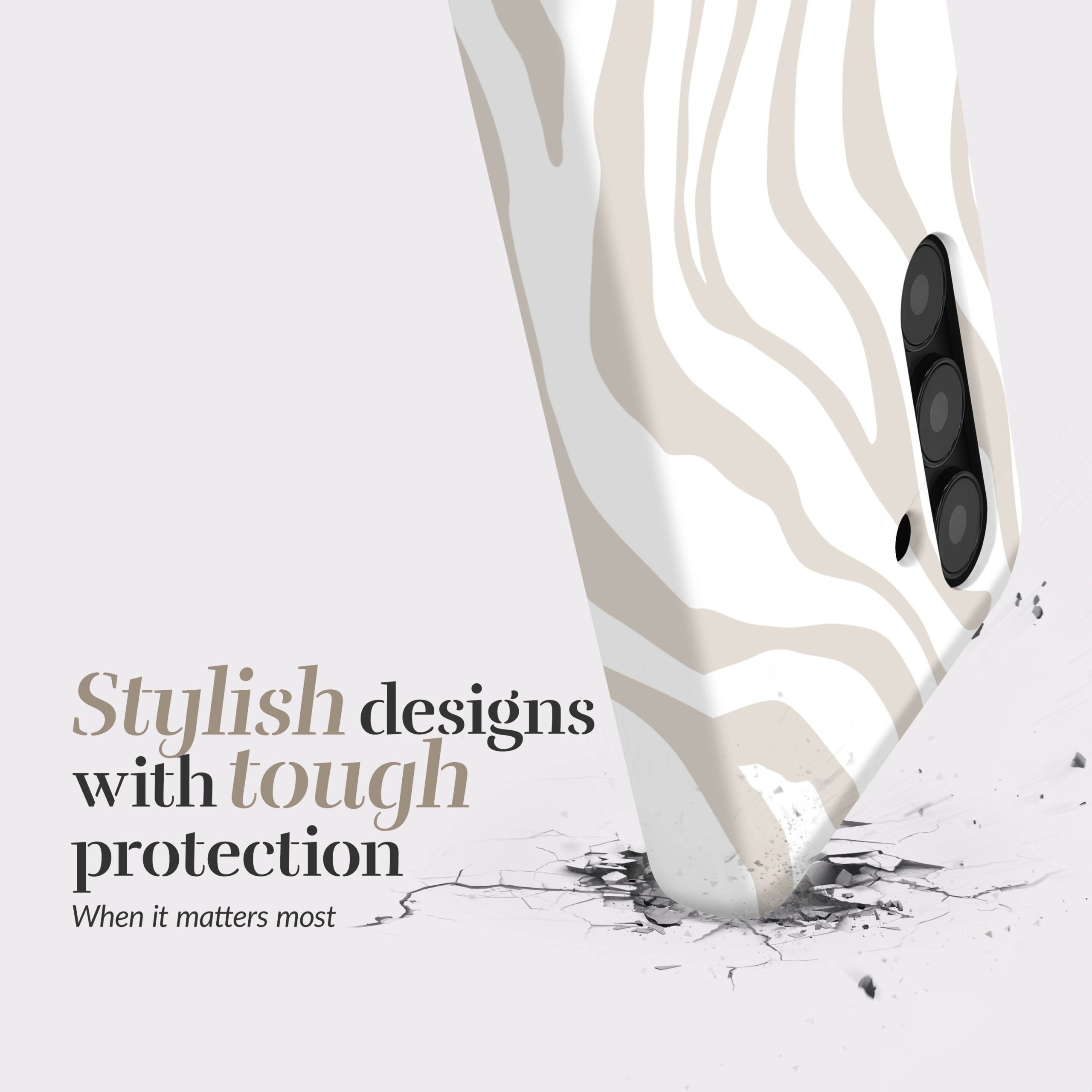 MIO Sandy Zebra Magsafe Compatible for Samsung S25 FE 5G - Afbeelding 3