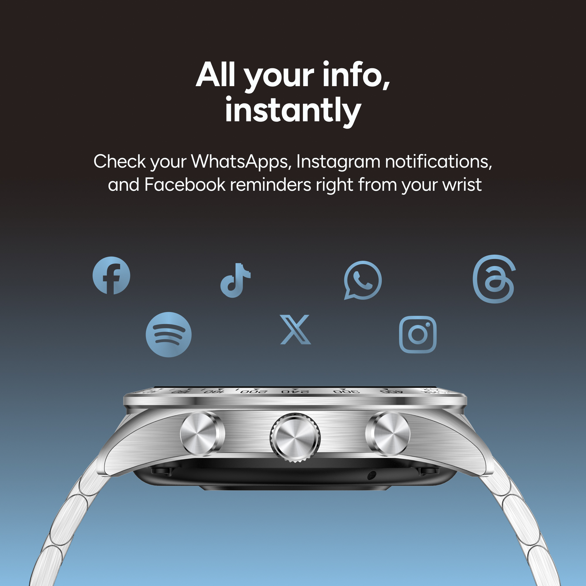 KSIX Smartwatch Elite with AMOLED-display Silver - Afbeelding 5