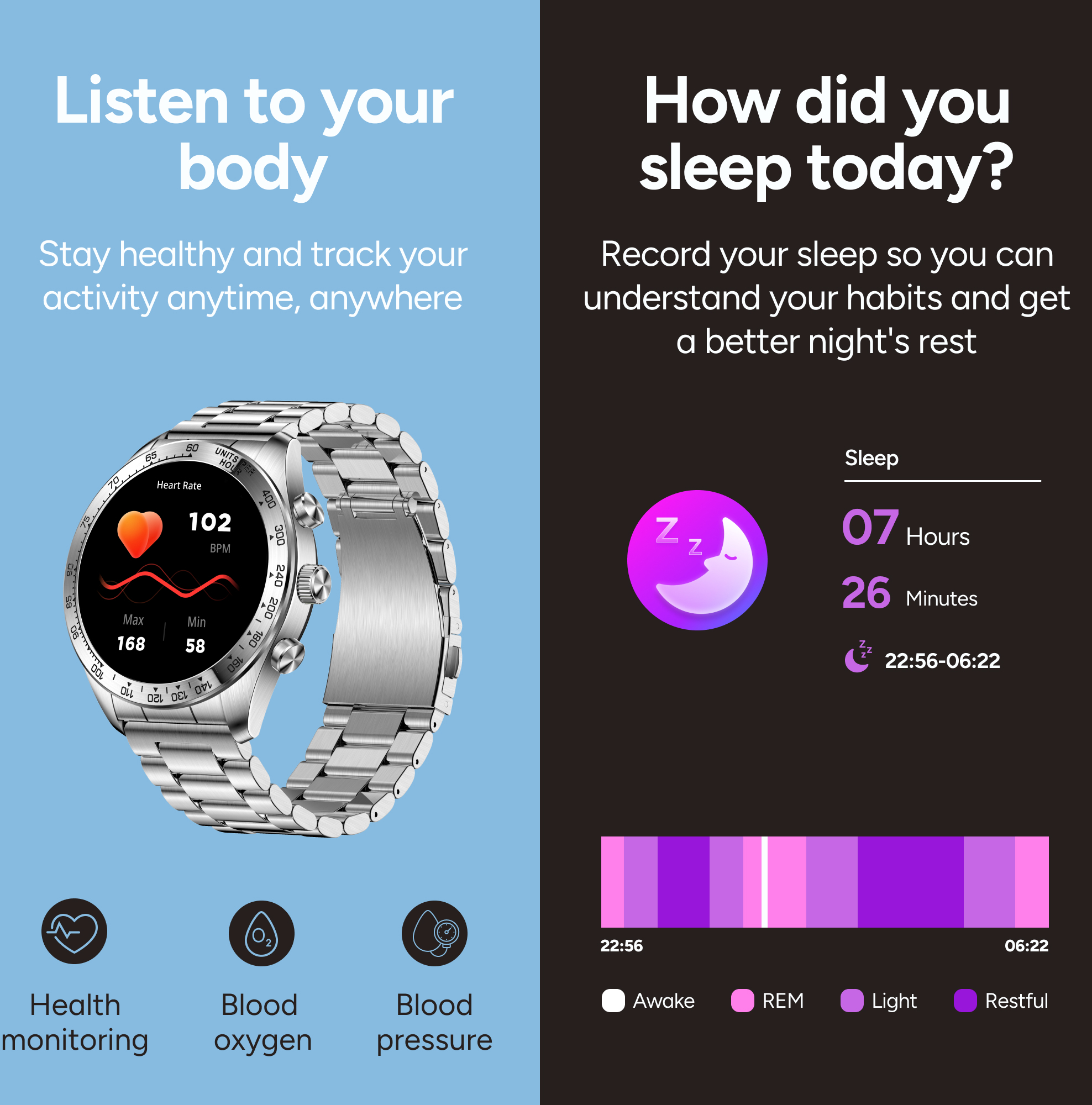 KSIX Smartwatch Elite with AMOLED-display Silver - Afbeelding 7