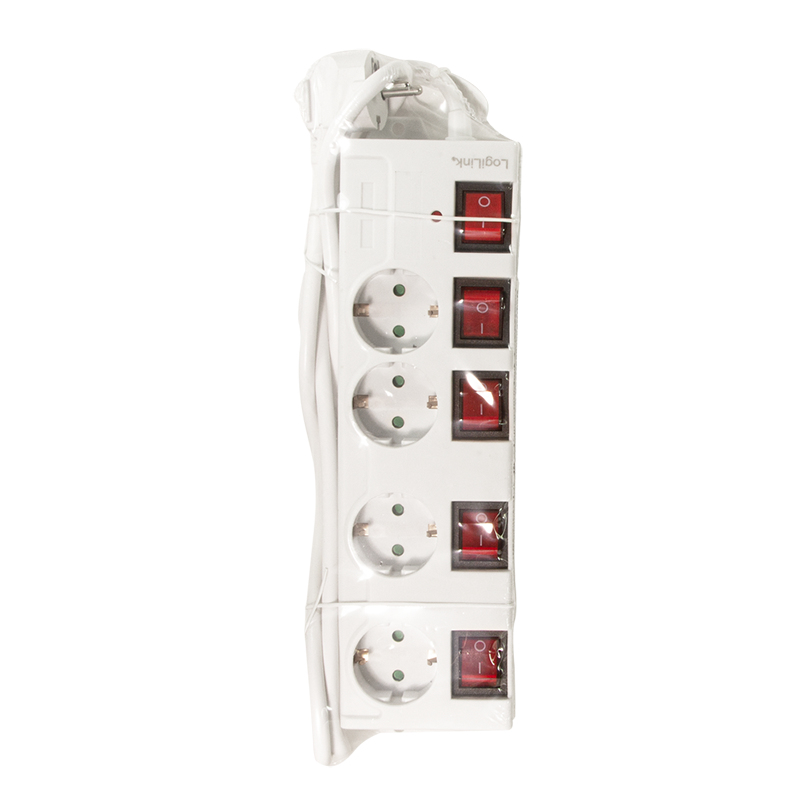 LogiLink LPS252 power uitbreiding 1,5 m 4 AC-uitgang(en) Binnen Wit - Afbeelding 4