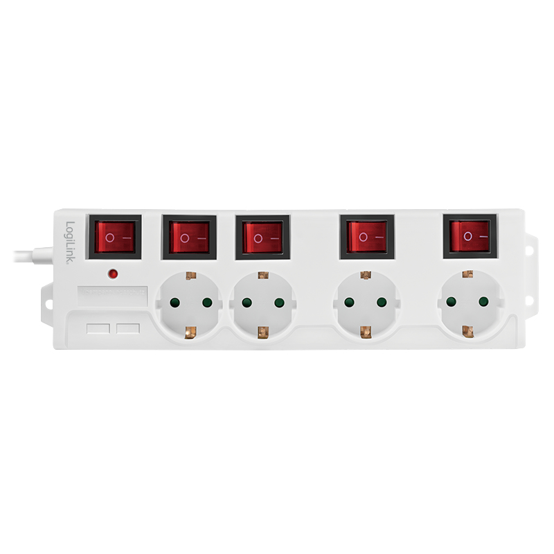 LogiLink LPS252 power uitbreiding 1,5 m 4 AC-uitgang(en) Binnen Wit - Afbeelding 3