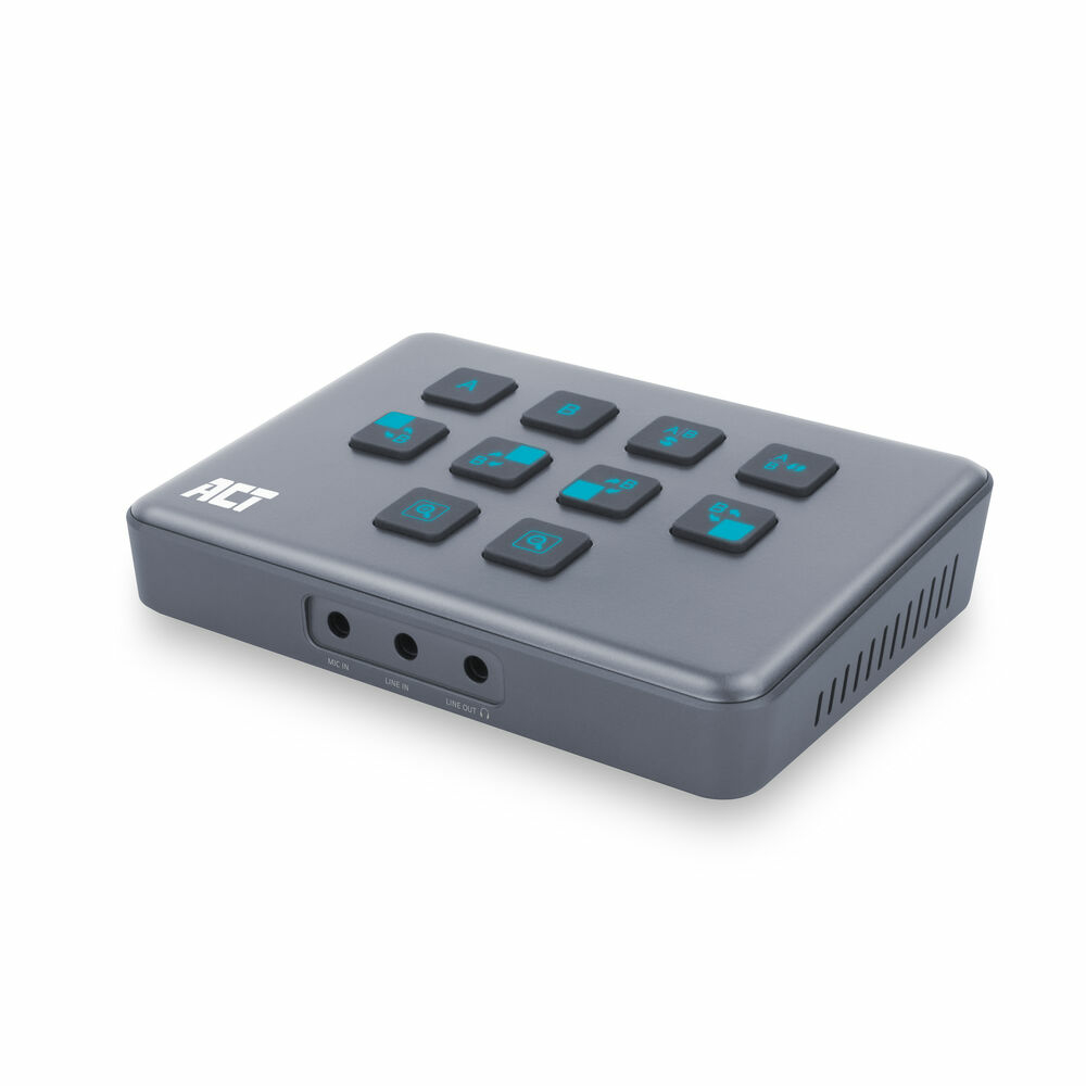ACT Dual HDMI input USB-C Video Switcher, capturen en live streamen - Afbeelding 2