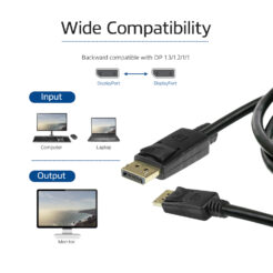 ACT DisplayPort 1.4 kabel 8K, 3m - Afbeelding 4
