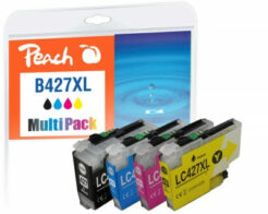 Peach PI500-401 inktcartridge 4 stuk(s) Compatibel Hoog (XL) rendement Zwart, Cyaan, Magenta, Geel - Afbeelding 2