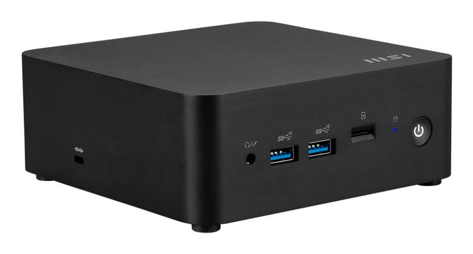 MSI Cubi NUC AI 1UMG-007EU Intel Core Ultra 5 125H 8 GB DDR5-SDRAM 512 GB SSD Windows 11 Home Mini PC Zwart - Afbeelding 2