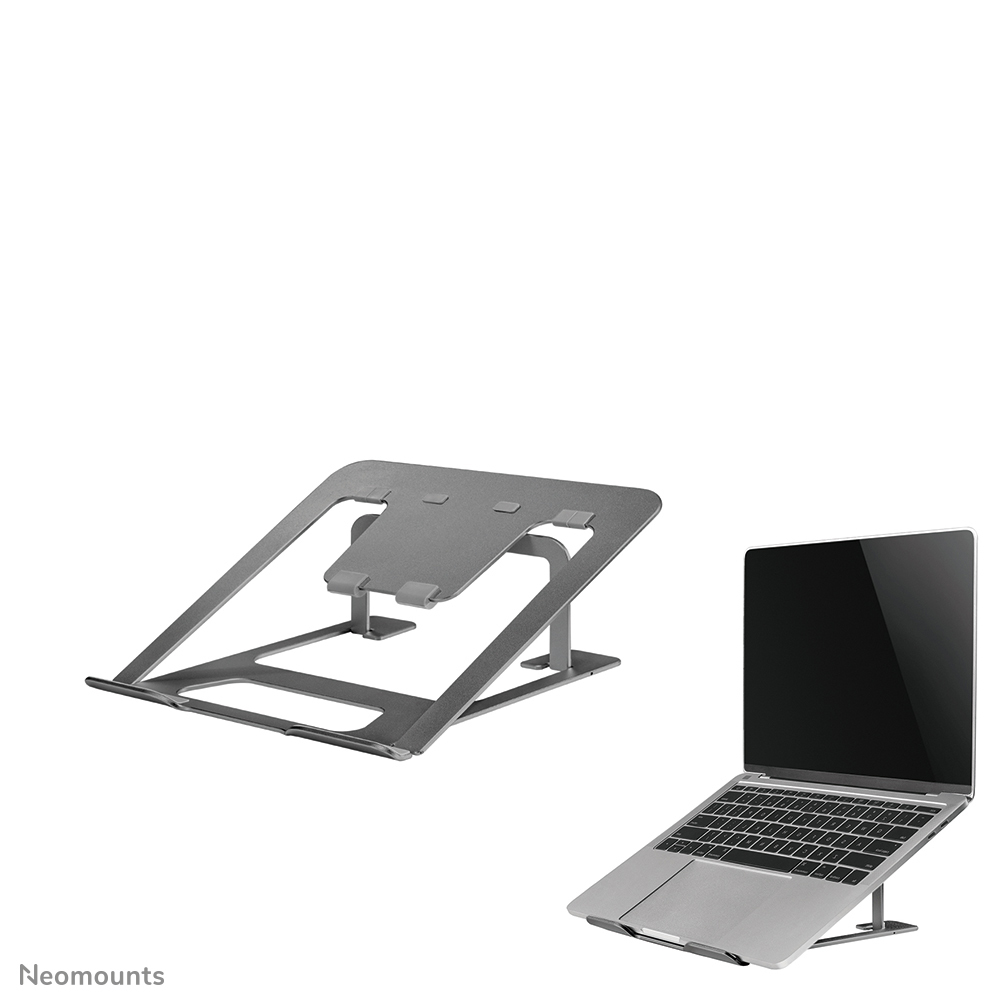 Neomounts NSLS085GREY Laptopstandaard 10-17" - opvouwbaar - compact - universeel - Afbeelding 3