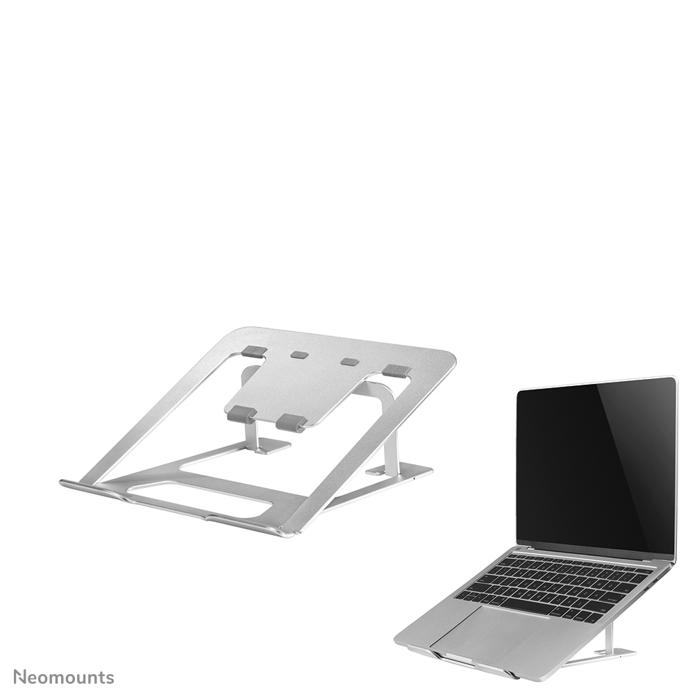 Neomounts NSLS085SILVER Laptopstandaard 10-17" - opvouwbaar - compact - universeel - Afbeelding 3