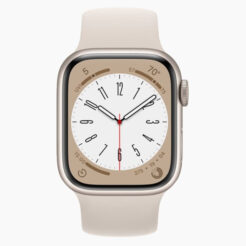 Forza Refurbished Apple Watch Series 8 45mm Sterrenlicht Wifi - Zo goed als nieuw