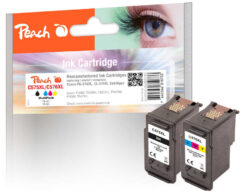 Peach PI100-483 inktcartridge 2 stuk(s) Compatibel Hoog (XL) rendement Zwart, Magenta, Geel, Cyaan