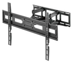 Manhattan Wandbeugel voor TV’s en monitoren (Volledig Verstelbaar), voor schermen 32–65", VESA-compatibiliteit: van 100x100 tot 600x400 mm (controleer de afmetingen van de vier montagegaten aan de achterzijde), max 40 kg, zwart - Afbeelding 2