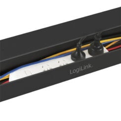 LogiLink KAB0070 kabelbeheersysteem Bureau Kabelgoot Zwart 1 stuk(s) - Afbeelding 5