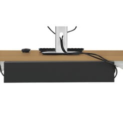 LogiLink KAB0070 kabelbeheersysteem Bureau Kabelgoot Zwart 1 stuk(s) - Afbeelding 4