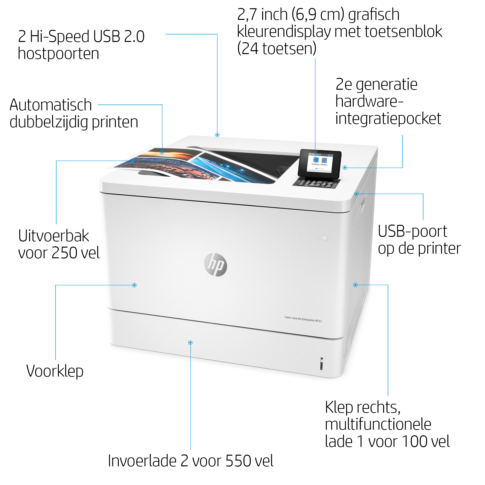 HP Color LaserJet Enterprise M751dn - Afbeelding 10