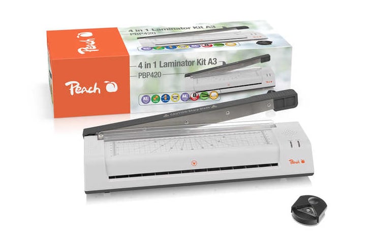 Peach 511057 lamineersysteem Koude/warme lamineermachine 250 mm/min Wit