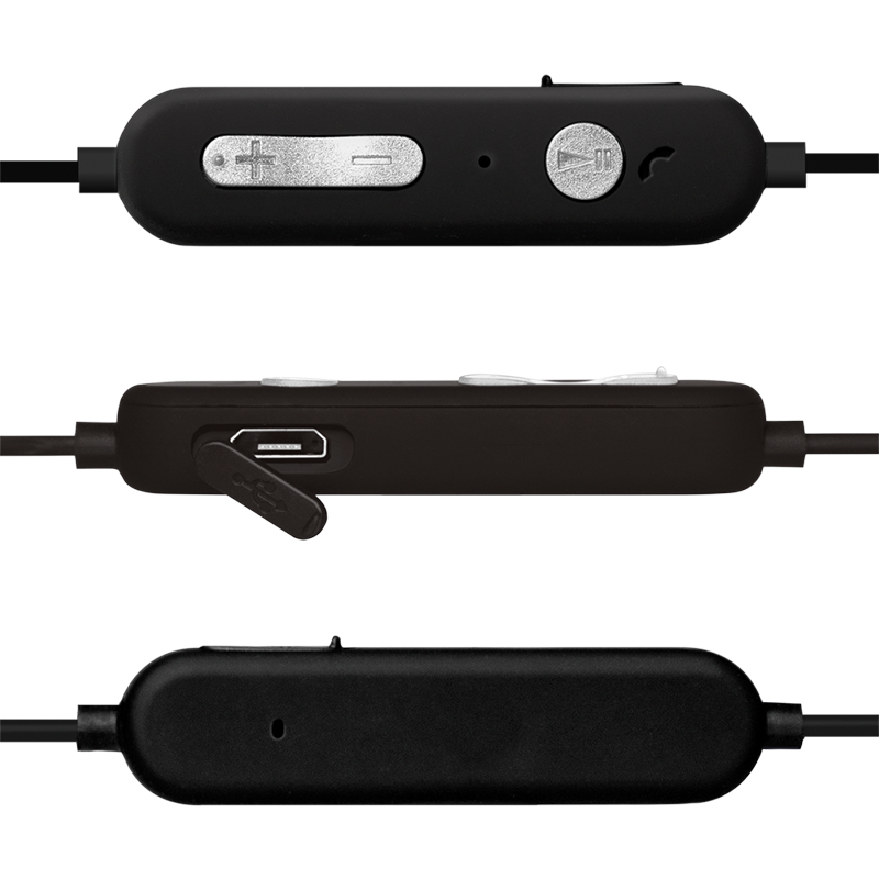 LogiLink BT0056 hoofdtelefoon/headset Draadloos In-ear, Neckband Micro-USB Bluetooth Zwart - Afbeelding 4