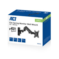 ACT Monitorarm 34", muurbeugel met gasveer, 1 scherm - Afbeelding 4