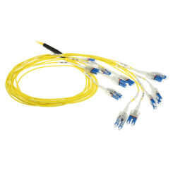 ACT 5 meter Multimode 9/125 OS2 glasvezel prefabkabel 24F LC Polarity Twist - Afbeelding 2