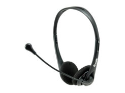 Equip 245304 hoofdtelefoon/headset Bedraad Hoofdband Kantoor/callcenter Zwart