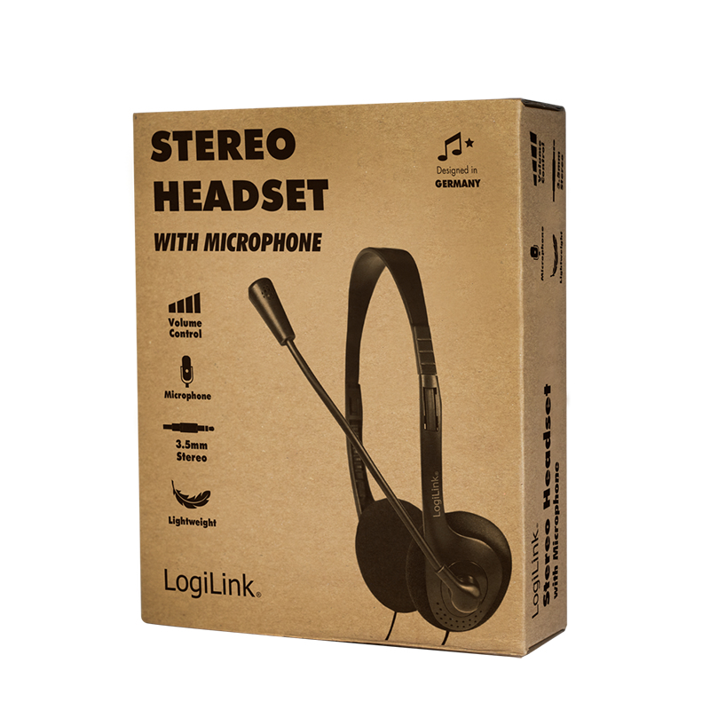 LogiLink HS0052 hoofdtelefoon/headset Bedraad Hoofdband Kantoor/callcenter Zwart - Afbeelding 10