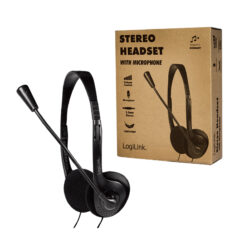 LogiLink HS0052 hoofdtelefoon/headset Bedraad Hoofdband Kantoor/callcenter Zwart - Afbeelding 11