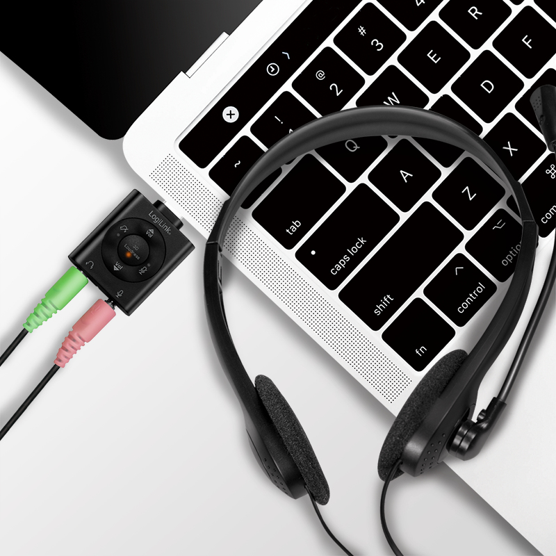 LogiLink HS0052 hoofdtelefoon/headset Bedraad Hoofdband Kantoor/callcenter Zwart - Afbeelding 9