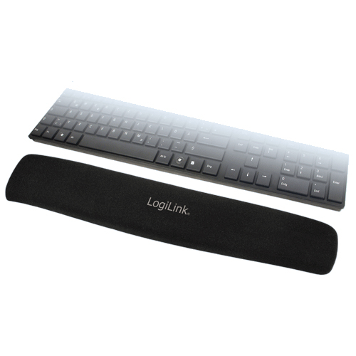 LogiLink ID0044 polssteun Nylon, Polyurethaan, Silicone Zwart - Afbeelding 2