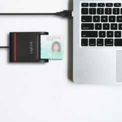 LogiLink CR0047 smart card reader Binnen USB 2.0 Zwart - Afbeelding 7